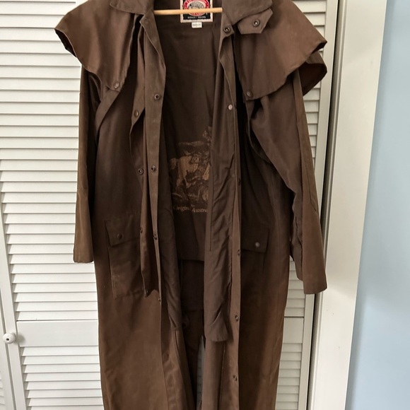 Vintage Men’s Australian Outback Collection Oil Skin Duster & Cowboy Hat - Picture 16 of 16